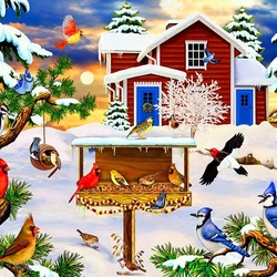 Jigsaw puzzle: Merry trills