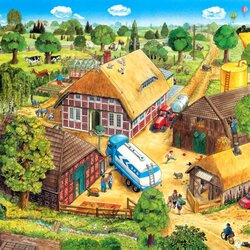 Jigsaw puzzle: Farm life