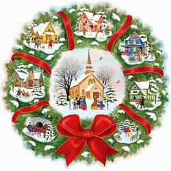 Jigsaw puzzle: Christmas houses