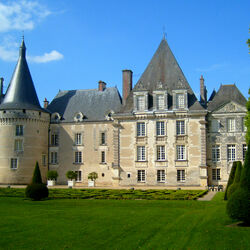 Jigsaw puzzle: Castle Azay-les-Ferron. France