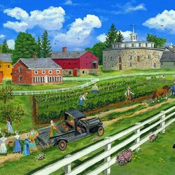 Jigsaw puzzles on topic «Agricultural work»