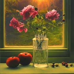 Jigsaw puzzle: There were flowers on the window
