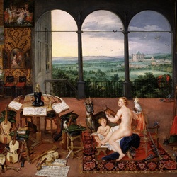 Jigsaw puzzle: Allegory of hearing