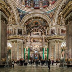 Jigsaw puzzle: Isaac's Cathedral in St. Petersburg