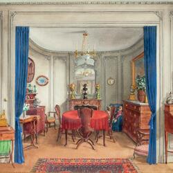 Jigsaw puzzle: View of the dining room of Alexander Popov