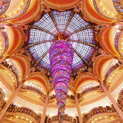 Jigsaw puzzle: Christmas trees Galeries Lafayette
