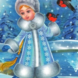 Jigsaw puzzle: Snow Maiden