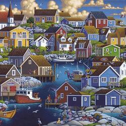 Jigsaw puzzle: Peggy's Cove