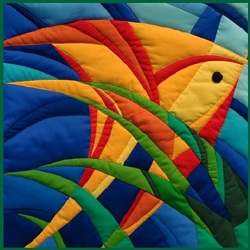 Jigsaw puzzle: Fish. Patchwork