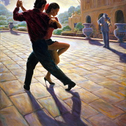 Jigsaw puzzle: Tango in the square