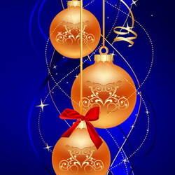 Jigsaw puzzle: Christmas balls