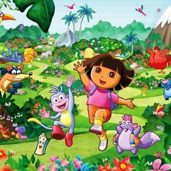 Jigsaw puzzle: Dora the explorer