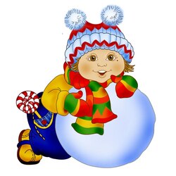 Jigsaw puzzle: With a snowball