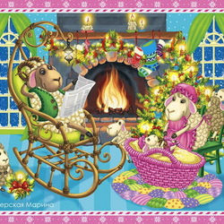 Jigsaw puzzle: Waiting for the New Year