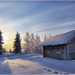 Jigsaw puzzle: Winter in Finland