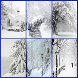 Jigsaw puzzle: snowy winter