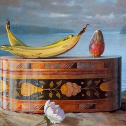 Jigsaw puzzle: Composition with bananas