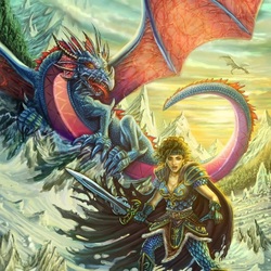 Jigsaw puzzle: Kitiara and the dragon army