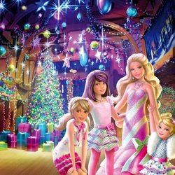 Jigsaw puzzle: Barbie and a Wonderful Christmas