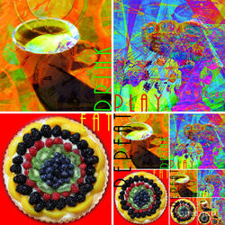 Jigsaw puzzle: Food, drinks, entertainment