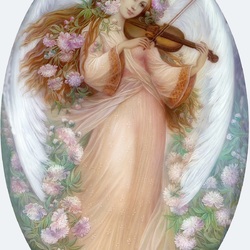 Jigsaw puzzle: Angel with a violin