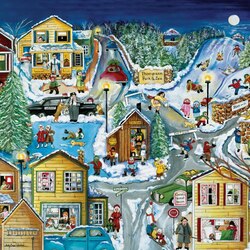 Jigsaw puzzle: The winter vacation