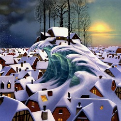 Jigsaw puzzle: Winter Wave