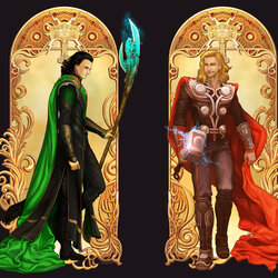 Jigsaw puzzle: Avengers: Thor and Loki