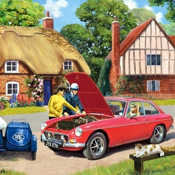 Jigsaw puzzle: Knights of the road