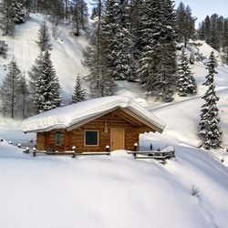 Jigsaw puzzle: Winter house