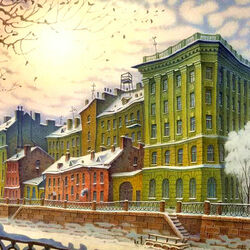 Jigsaw puzzle: Petersburg winter