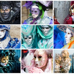 Jigsaw puzzle: Venetian masks