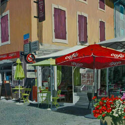 Jigsaw puzzle: Small cafe