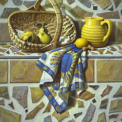 Jigsaw puzzle: Still life with pears and lemon