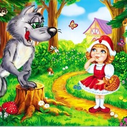 Jigsaw puzzle: Little Red Riding Hood