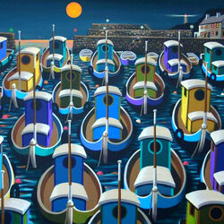 Jigsaw puzzle: Boats at the pier