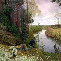 Jigsaw puzzle: In the spring in the north