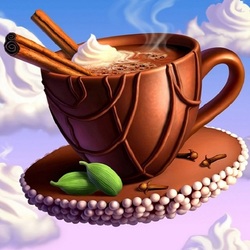 Jigsaw puzzle: Cocoa with cream