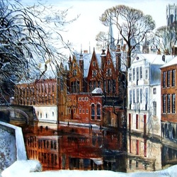 Jigsaw puzzle: Bruges Winter
