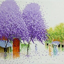 Jigsaw puzzle: Palette knife painting