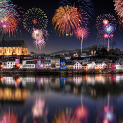 Jigsaw puzzle: New Year's Eve in Saarburg